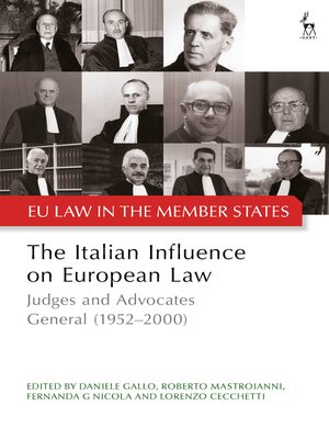 cover image of The Italian Influence on European Law